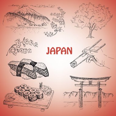 Japon illüstrasyon
