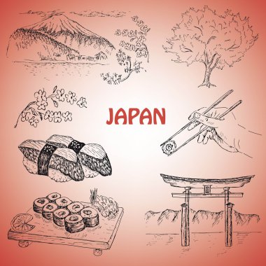 japanese illustration clipart