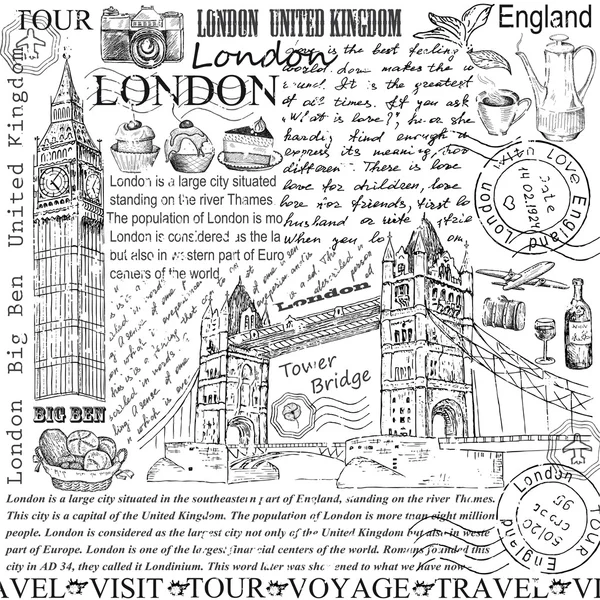 LONDRES — Vector de stock