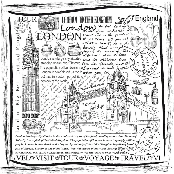 LONDRES — Vector de stock