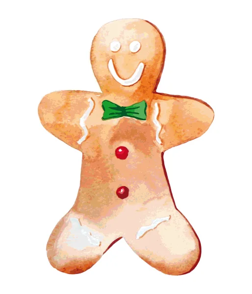 Zencefilli kurabiye adam suluboya