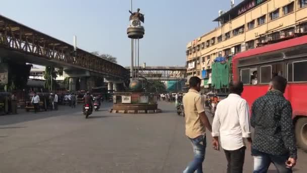 Lis 2020 Koyna Express Mieszka Kolhapur Kalyan Junction Maharashtra Indie — Wideo stockowe