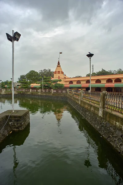 Lip 2012 Siddhivinayak Świątynia Mahaganapati Widok Titwala Pon — Zdjęcie stockowe