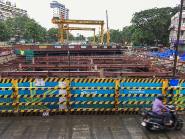 12 Haziran 2019 Metro projesi Mantralaya yakınlarında inşa ediliyor Mumbai maharashtra INDIA