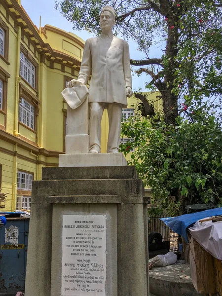 Jun 2019 Statue Kavasji Jamshedji Petigara Mumbai Maharashtra India Asi — Stock Photo, Image