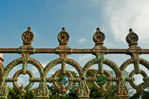 Oct 2009 Heritage Architecture Cast Iron Grillwork Mysore Karnataka India —  Fotos de Stock