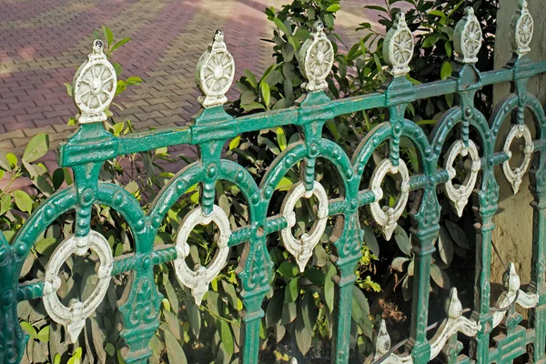 Oct 2009 Heritage Architecture Cast Iron Grillwork Mysore Karnataka India — Stock Photo, Image