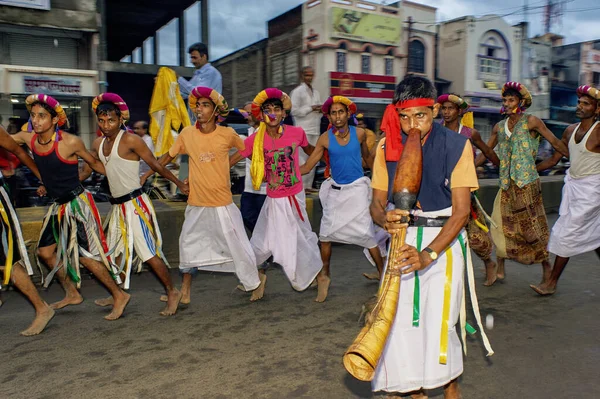 Aug 2010 Divot Tribal Está Dançando Por Ocasião Baps Swaminarayan — Fotografia de Stock