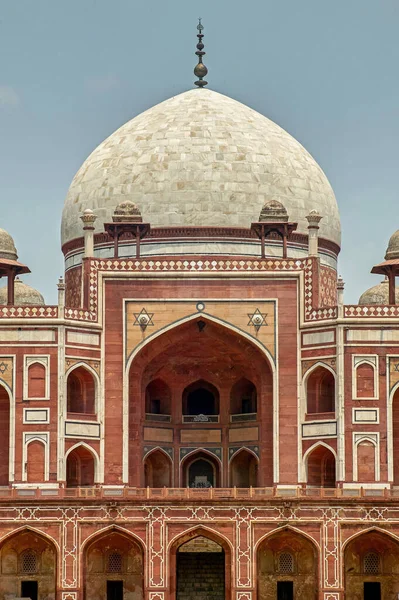 Jun 2004 Humayun Tombe Een Unesco Werelderfgoed Delhi India — Stockfoto