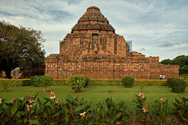 Orissa Hindistan 'da 23 Temmuz 2007 Konark Güneş Tapınağı ve Kompleks Konark