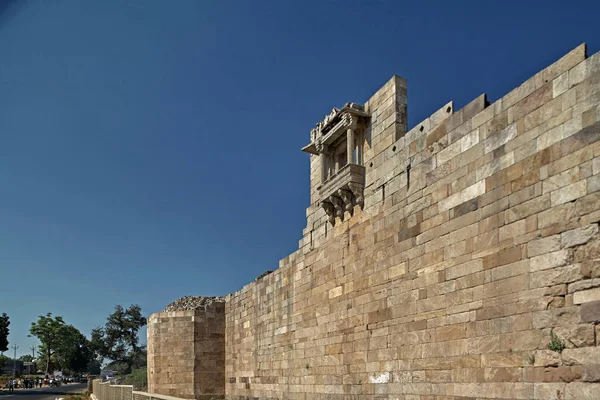 Nov 2006 Champaner Fort Wall Champaner Pavagadh Archaeological Park Μνημείο — Φωτογραφία Αρχείου