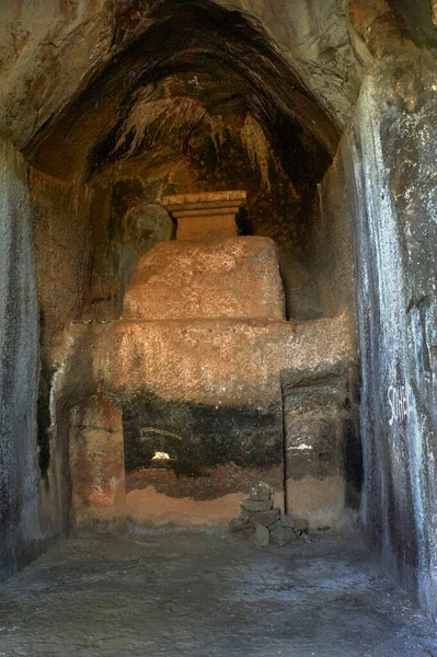 2009 Votive Stupa Junner Caves Amba Ambica Lenyadri Ganesh Lena — Fotografia de Stock