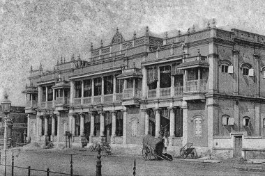 Vintage Architecture Post ve Telgraf Ofisi, Mysore-Karnataka Hindistanını Yıkmış