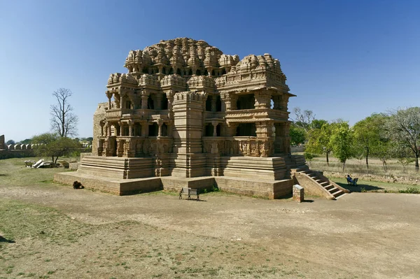 2007 Templo Sasbahu Templo Gemelo Gwalior Construido Siglo Gwalior Fort —  Fotos de Stock