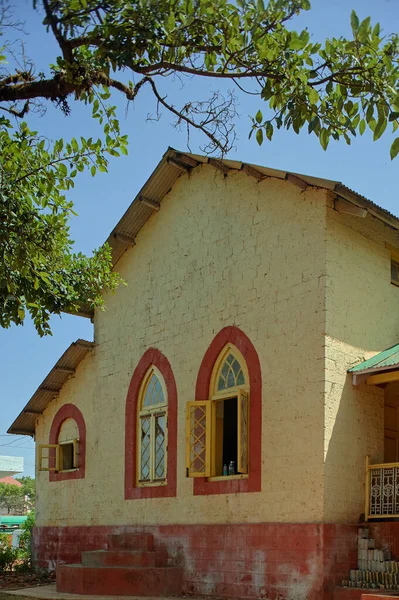 2009 Ventana Lateral Vintage Bomanji Dinshaw Petit Library 1902 Mahabaleshwar — Foto de Stock