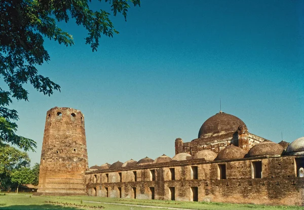 Pés Altura Minaretes Katra Masjid Murshidabad Murshidabad Barowaritala Oeste Benga — Fotografia de Stock