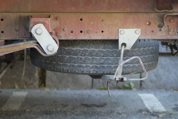  Vintage yedek lastik (eski kamyon). Retro. 