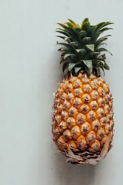 Beyaz bir arka plan üzerinde ananas. Taze ananas — Stok fotoğraf