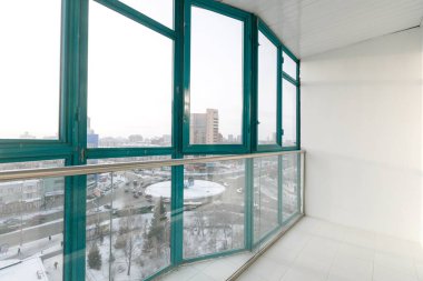 Apartmanın balkonundan manzara