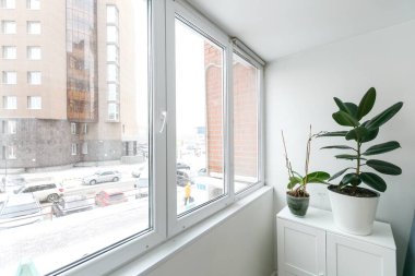 Apartmanın balkonundan manzara