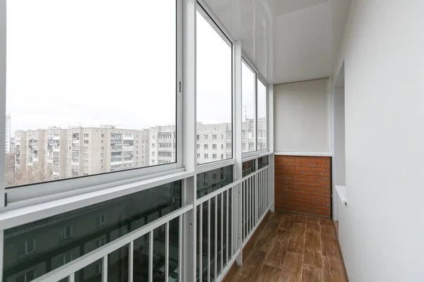 Uitzicht Vanaf Het Balkon Van Het Appartementencomplex — Stockfoto