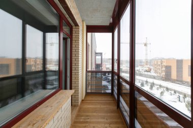 Apartmanın balkonundan manzara