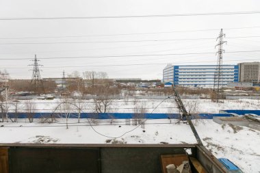 Apartmanın balkonundan manzara