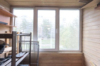 Apartmanın balkonundan manzara