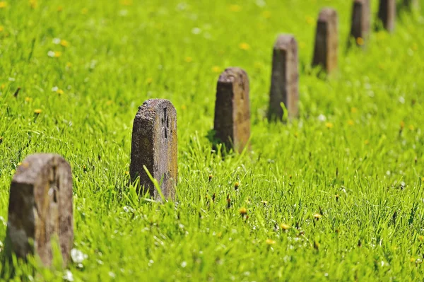 Världskriget hjältar kyrkogård — Stockfoto