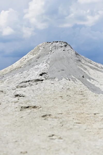 Mud volcano erupting — Stock Photo, Image