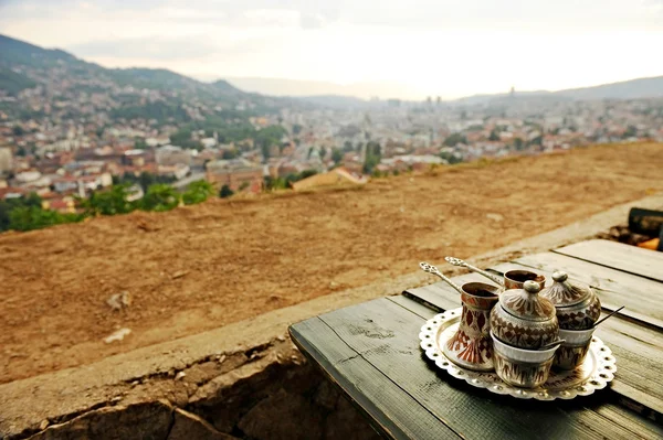 Dos tazas de café bosnio —  Fotos de Stock