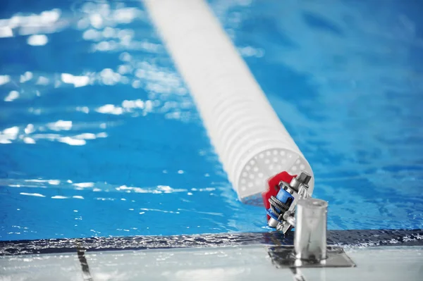 Divisor de pista de piscina olímpica — Fotografia de Stock