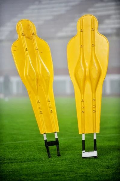 Maniquíes de entrenamiento de fútbol — Foto de Stock