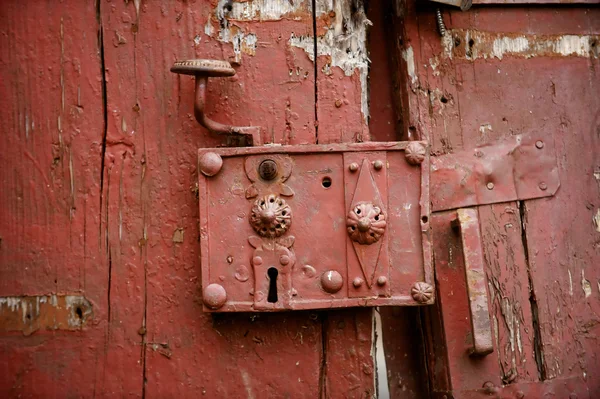 Very old door lock — Stock Photo, Image