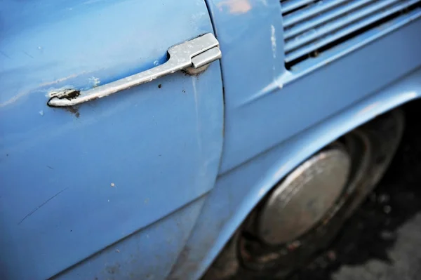 Old car door handle — Stock Photo, Image