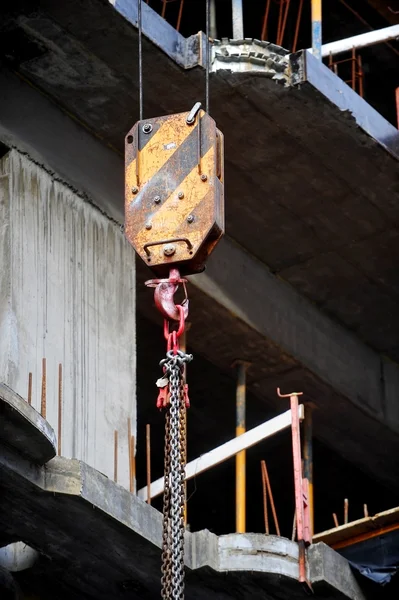 Construction industrial hook — Stock Photo, Image