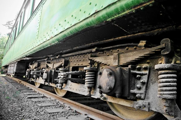 오래 된 기차 수레 — 스톡 사진
