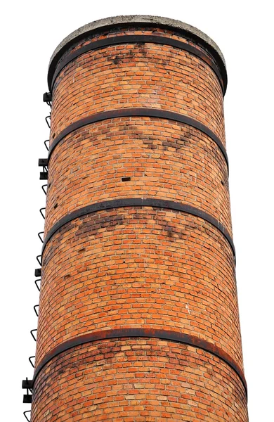 Old industrial brick tower — Stock Photo, Image