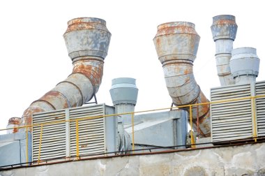 Fabrika egzoz boruları