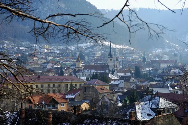 El casco antiguo de Brasov en invierno —  Fotos de Stock