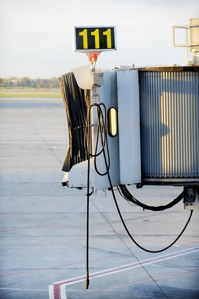 Aeroporto jetway senza persone — Foto Stock