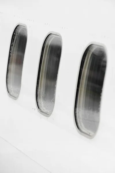 Airplane windows — Stock Photo, Image