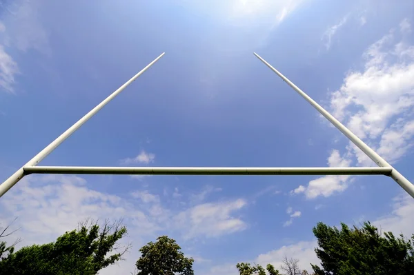 Rugby goal posts — Stock Photo, Image