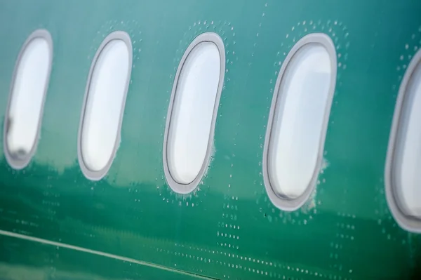 Airplane windows — Stock Photo, Image