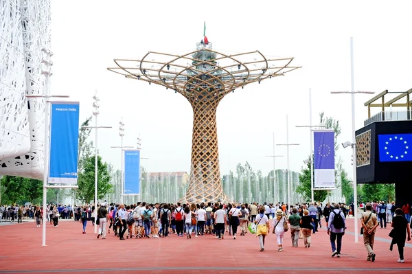 Το δέντρο της ζωής στο Expo Milano 2015 — Φωτογραφία Αρχείου