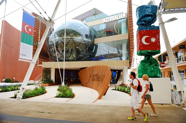 Azerbaijan pavilion at Expo Milano 2015 — Stock Photo, Image