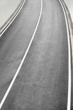 Yeni bir yol inşaatı