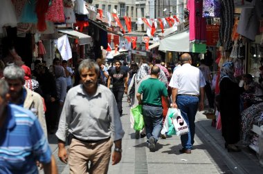 Istanbul 'un kapalı çarşı 
