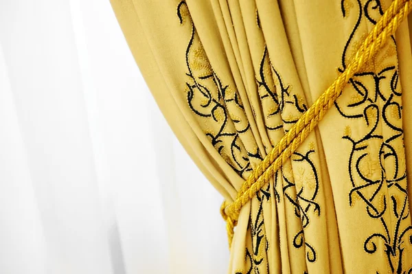 Luxury window curtain — Stock Photo, Image