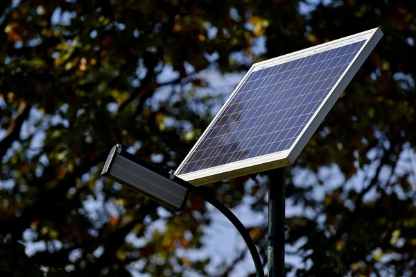 Solar street lamp — Stock Photo, Image